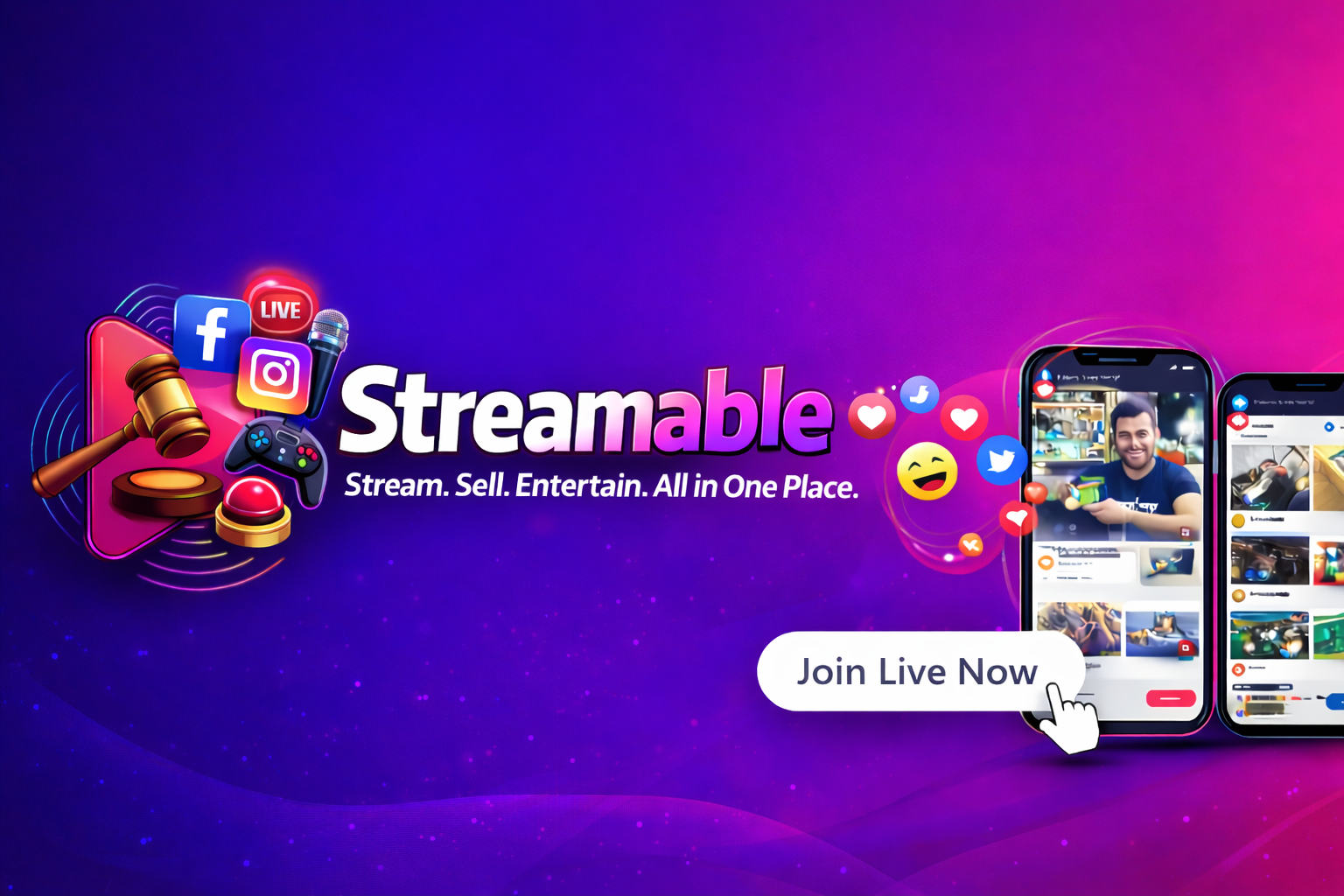 Streamable social image